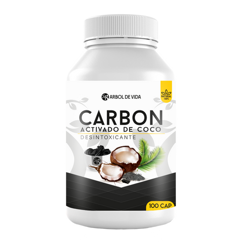 Carbon Activado de Coco 100 Capsulas