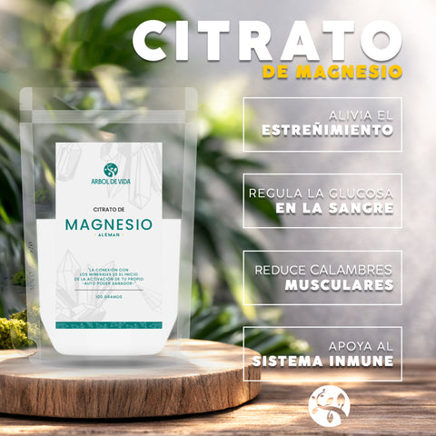 Citrato de Magnesio 100 gr