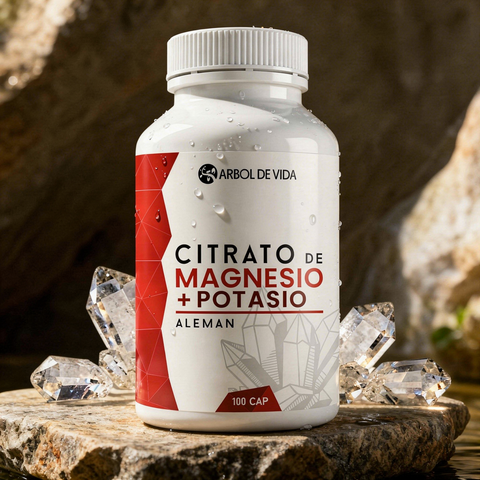 Citrato de Magnesio + Potasio 100 Capsulas